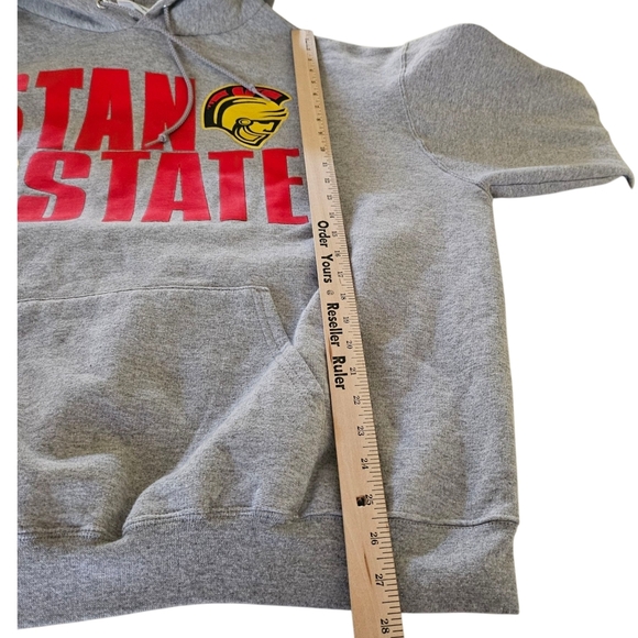 Champion Eco Fleece Sweater 2X Gray CSU Stanislaus Stan State Warriors Hoodie - Picture 7 of 8